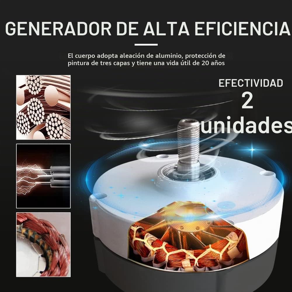 Motor eléctrico portátil de imanes permanentes de 12000W 110V / 220V, generador de levitación magnética DIY AC Alternador Motor de imanes permanentes (con Base)