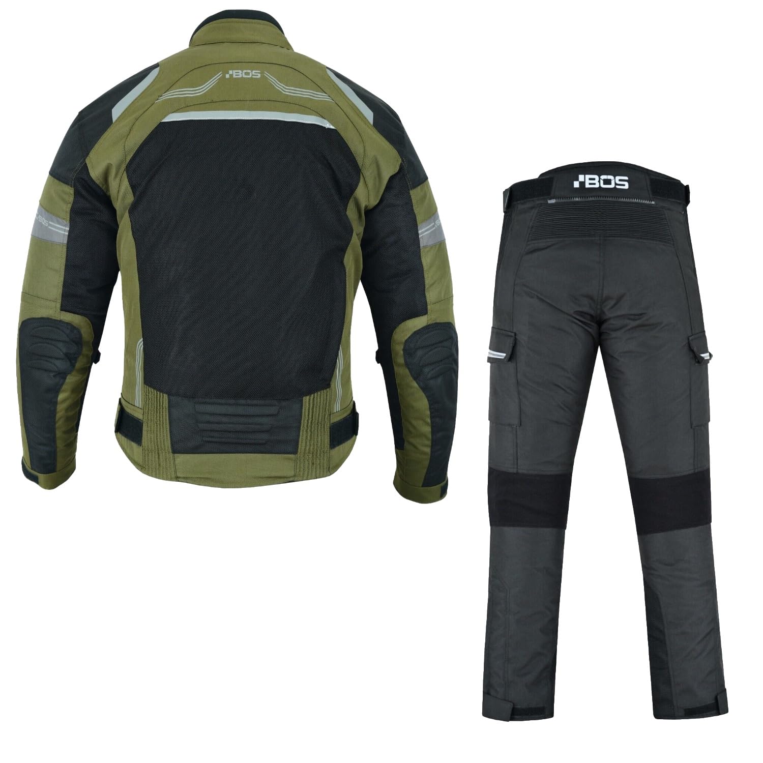 Motorradkombi Herren 2-Teilig – Motorradjacke Mesh Belüftet + Hose mit CE-Schutz – Ideal für Sommer,Sommer Motorradjacke Herren mit CE-Protektoren & Motorradhos