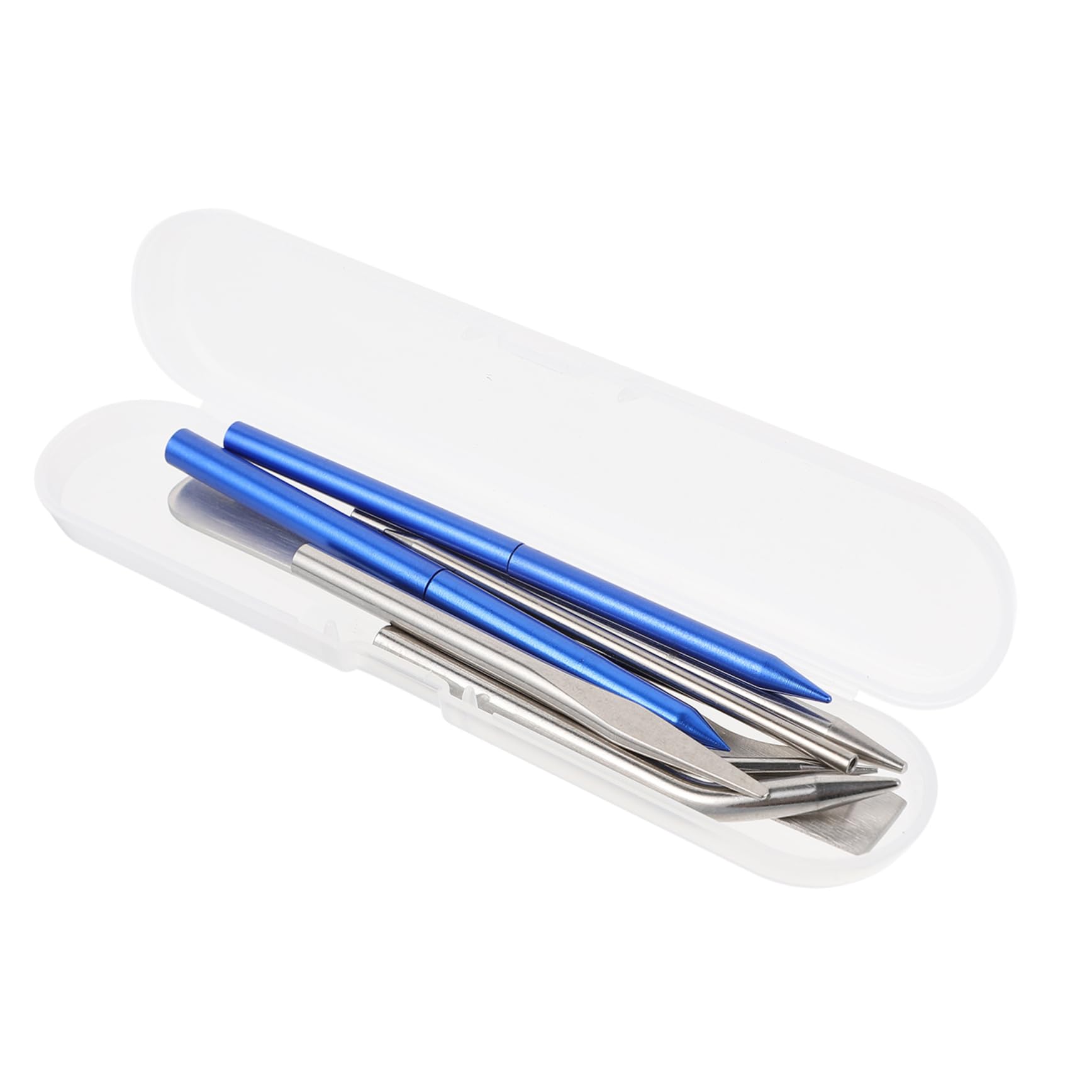 IWOWHERO 1 Set Braider 5 Sizes Lacing Needles DIY Bracelet Weaving Kit Professional Tools