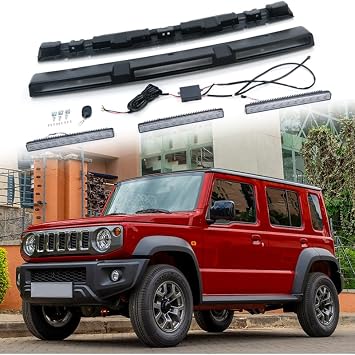 Roof Top Light Lamp Bar with LED DRL Super Bright Fits for Jimny 2019 2020 2021 2022 2023 2024 2025