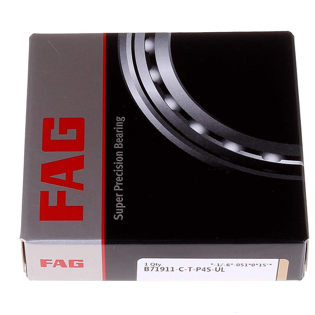 FAG b71911ctp4sulfag angular contacto rodamientos de bolas, 0 mm ID de precisión (0 mm OD 0 mm de ancho