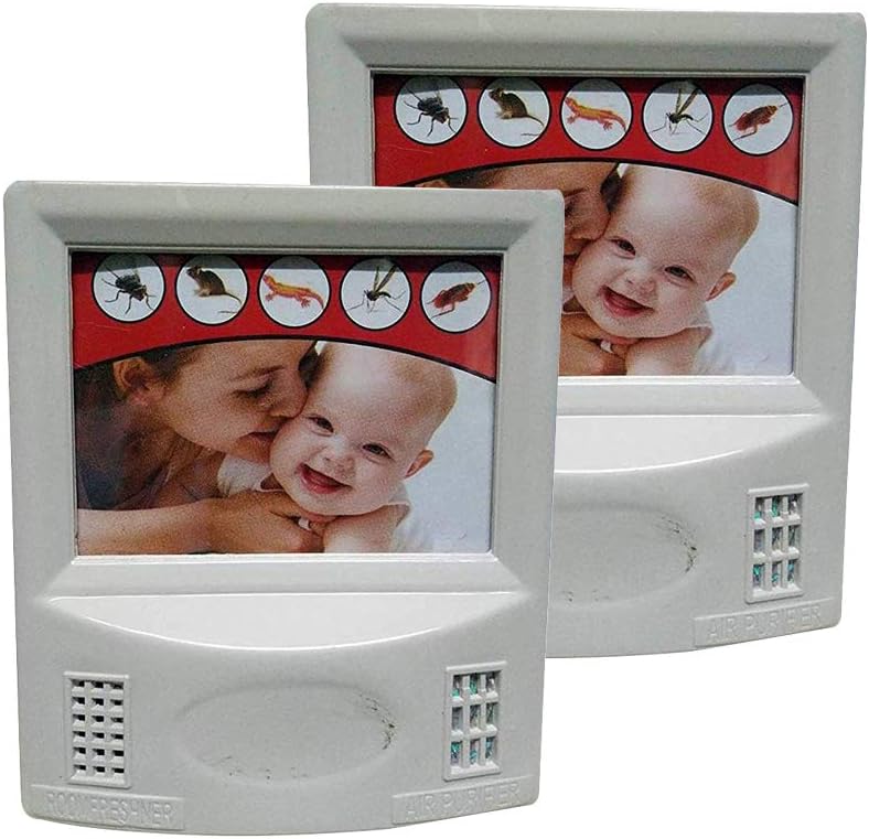 Original Ultrasonic Pest Repellent Total Health Care System (Multicolour) - Pack of 2