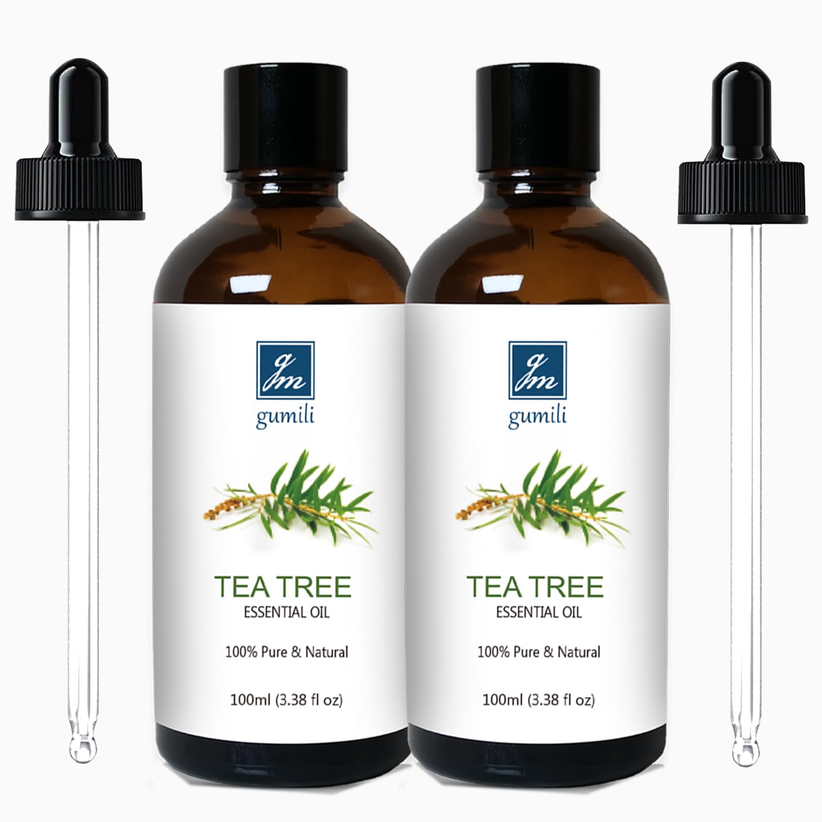 GM Gumili Tea Tree Oil for Skin, Hair, Nails, Face, Body Wash, Foot Soak
