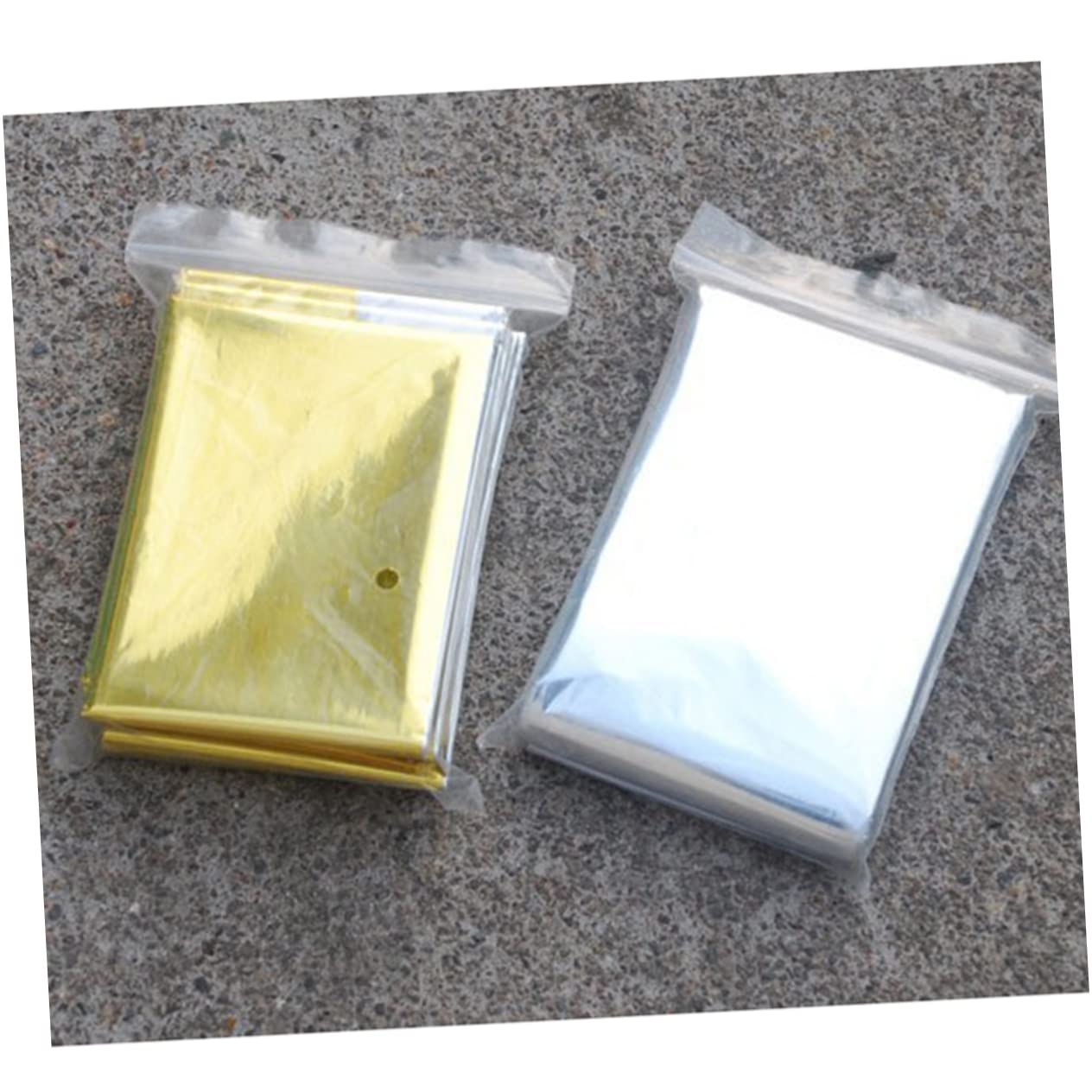 BCOATH Emergency Survival Reflective Blanket Foil Thermal Outdoor Hiking Gear Compact Design for Cold Weather Camping Essential for First Aid Emergency