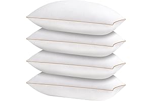 HIMOON Queen Pillows Set of 4