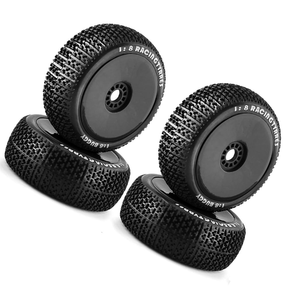 2 Set 116mm 1/8 Skala RC Opony 17mm Hex RC Koło I Opona dla Redcat Team VRX Hobao, 2