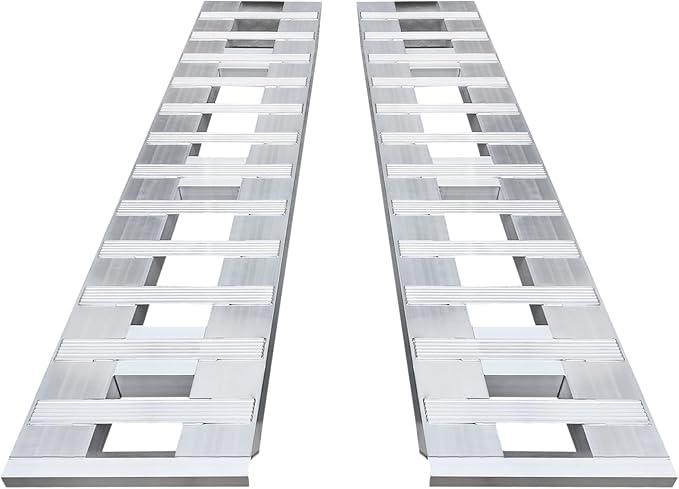 Rampas de aluminio resistente 2 piezas 72x15in 6800lbs miniatura 6