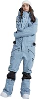 SEARIPE Women's & Men's One-Piece Ski Jumpsuit: Waterproof, Breathable, Warm Snowsuit for Skiing & Snowboarding