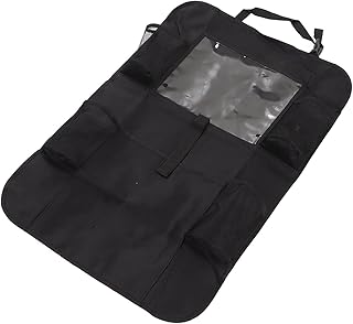 Banco Traseiro do Carro, Banco Traseiro do Carro Com Suporte para Tablet Vários Bolsos de Armazenamento Kick Mat Protetor Traseiro para Crianças