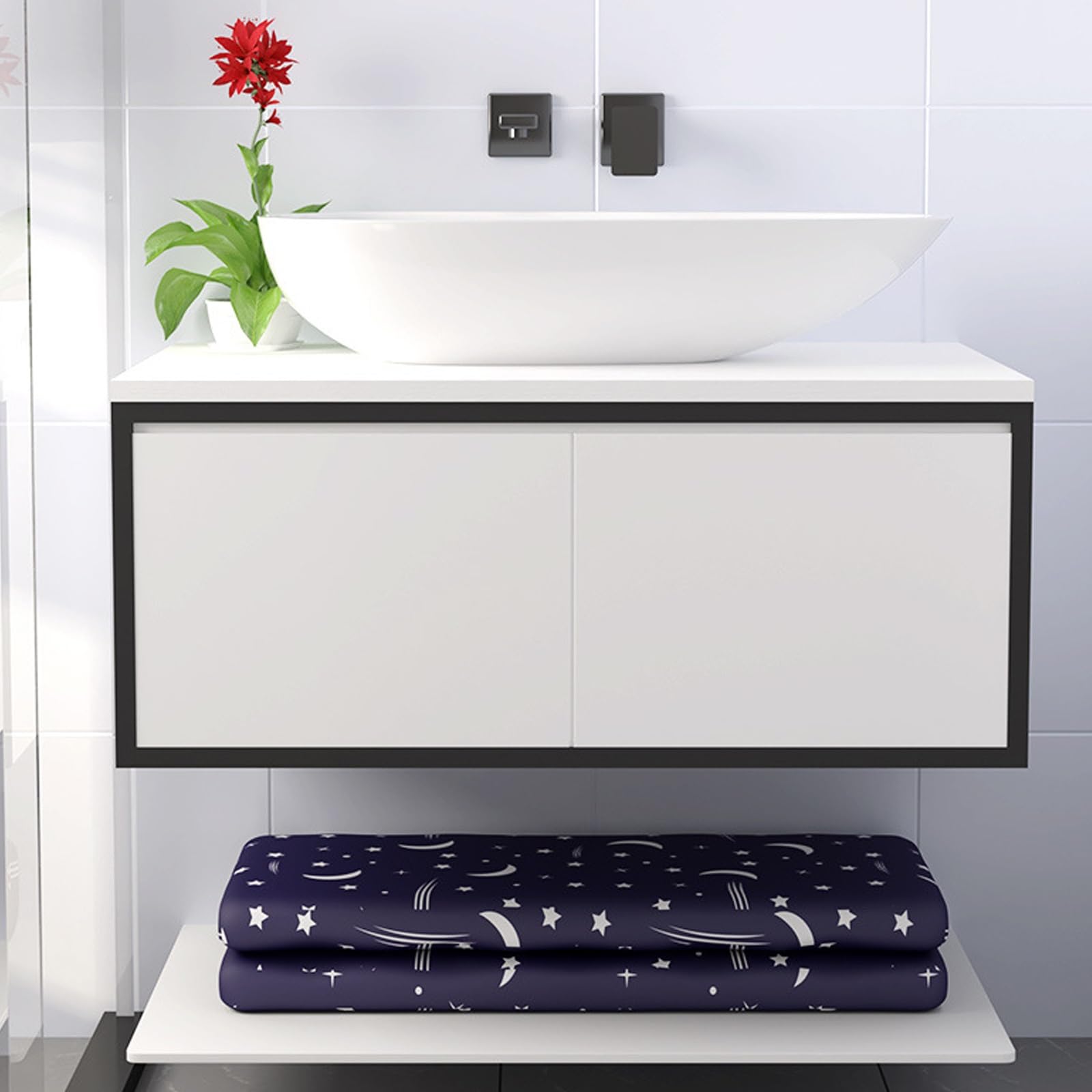 Vasca da bagno portatile pieghevole per adulti, 60 cm, autoportante, impermeabile, facile da montare, design salvaspazio per relax e benessere