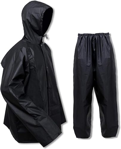 Miniatura 7 de Traje de lluvia para hombres y mujeres, EVA Ultra-Lite impermeable, chaqueta protectora para lluvia con pantalones, ropa de trabajo