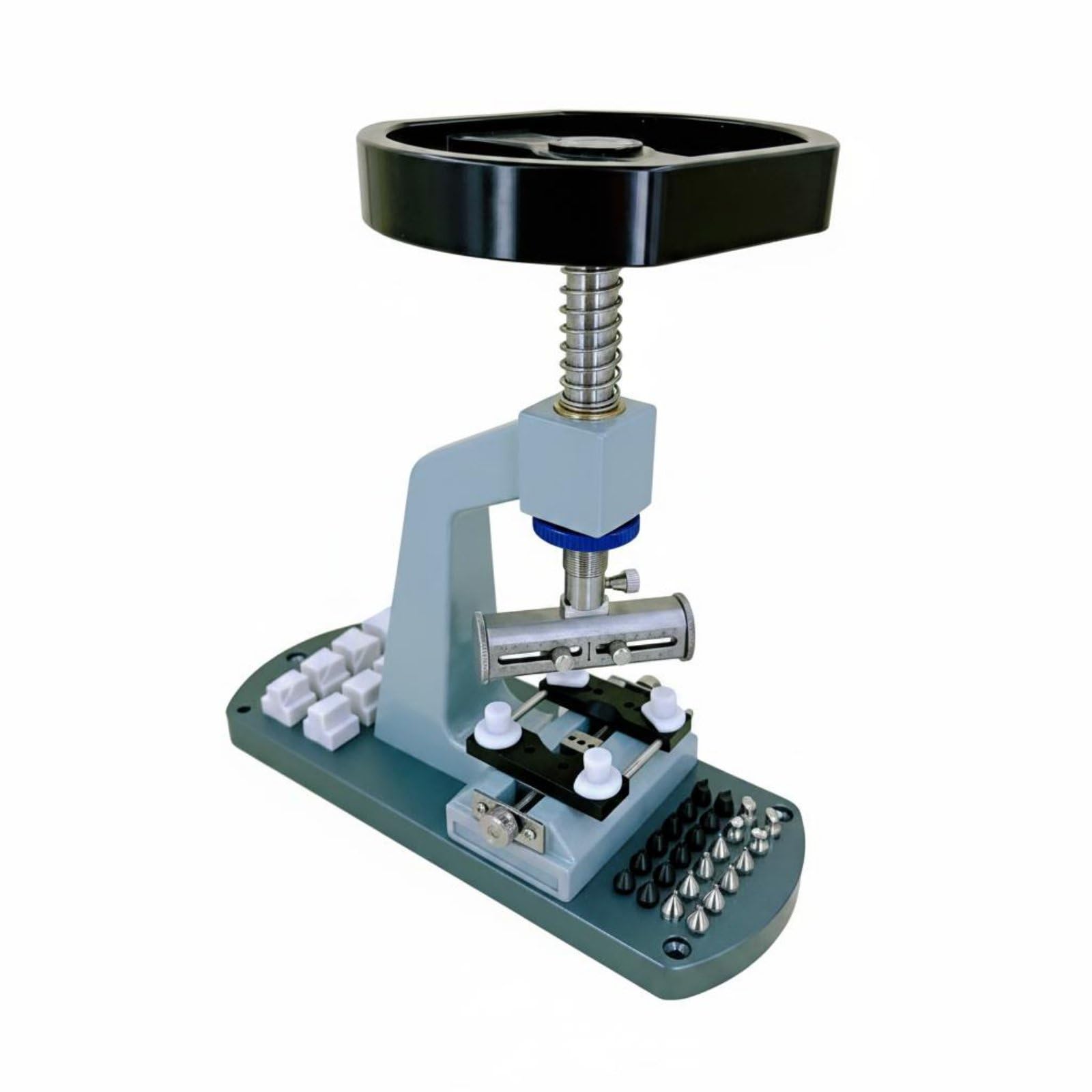 Abridor de Fondos de Reloj Quitafondos de Caja Soporte con Guía Puntas Compatibles con Múltiples Formas Control de Presión Preciso Metal Resistente