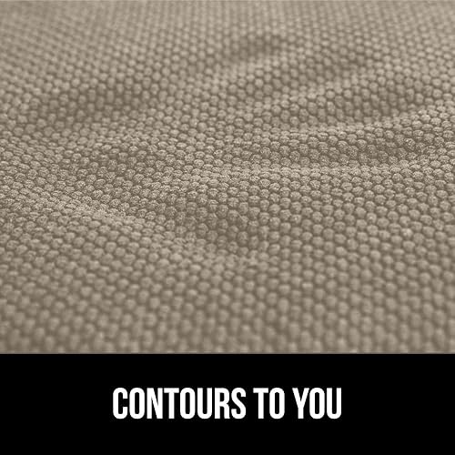 Miniatura 9 de Gorilla Grip - Cojines de espuma viscoelástica para silla, de microfibra, se mantienen en su lugar, juego de 4, 16 x 16 pulgadas, beige