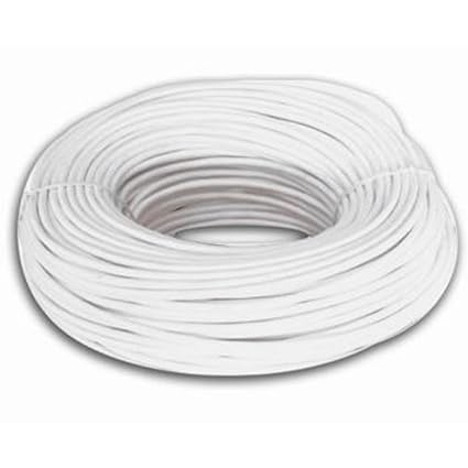 Generic PVC Insulated 0.75 Sqmm Wire 90mtr Coil (White)