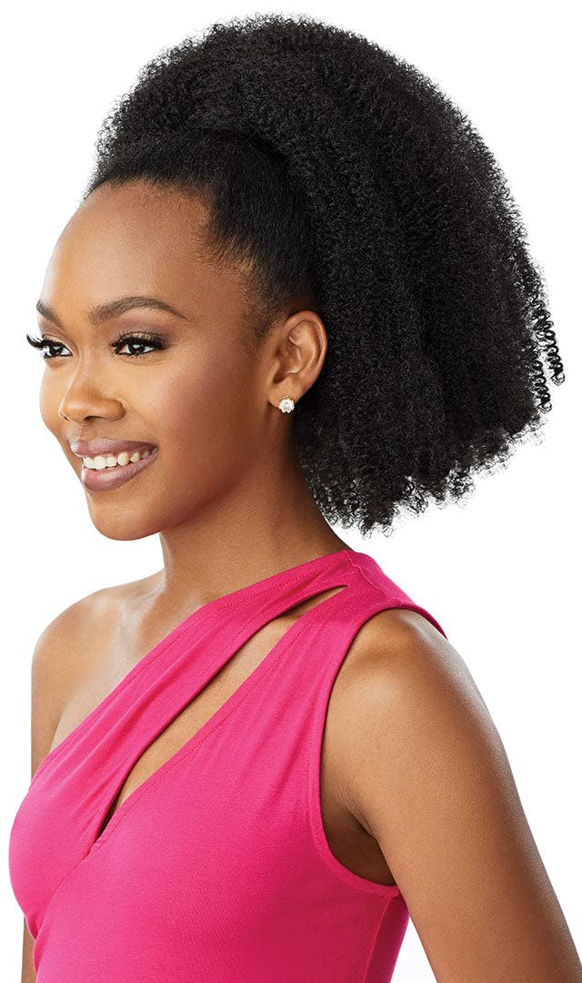 Outre Wrap Ponytail Pretty Quick Springy Afro (1B)