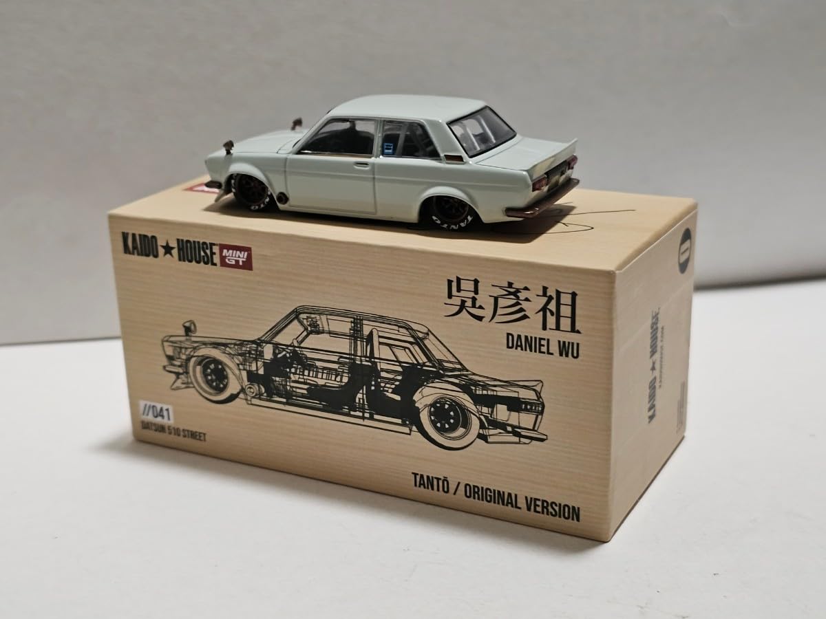 Amazon | MiniGT/街道ハウス 1/64 Datsun ダットサン 510 ストリート