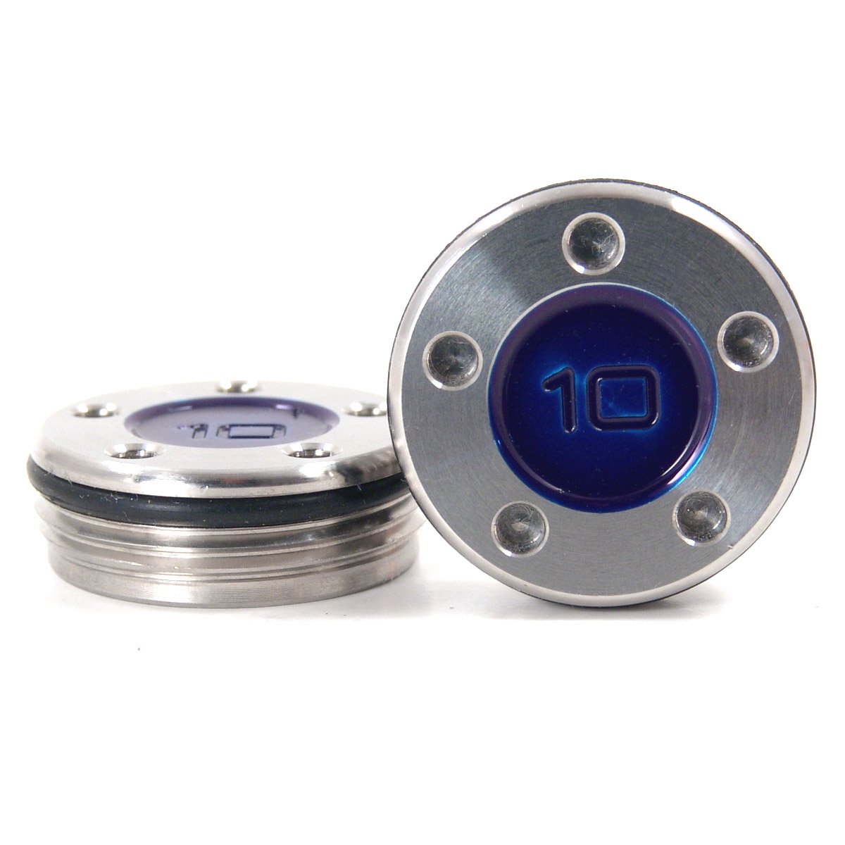 19th Hole Custom Shop 2 of 10g Weights for Scotty Cameron Golf Putters, Dot, Blue