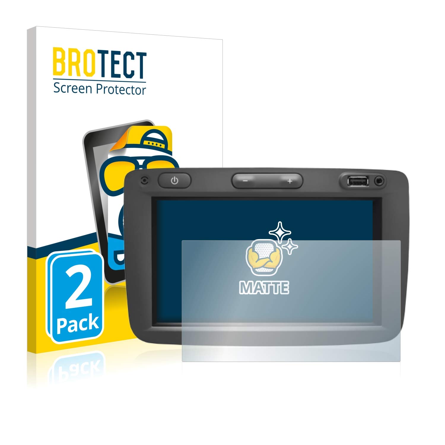 BROTECT Matte Schutzfolie Für Pioneer AVIC-Z1000DAB-C – 2 Stück, Entspiegelt