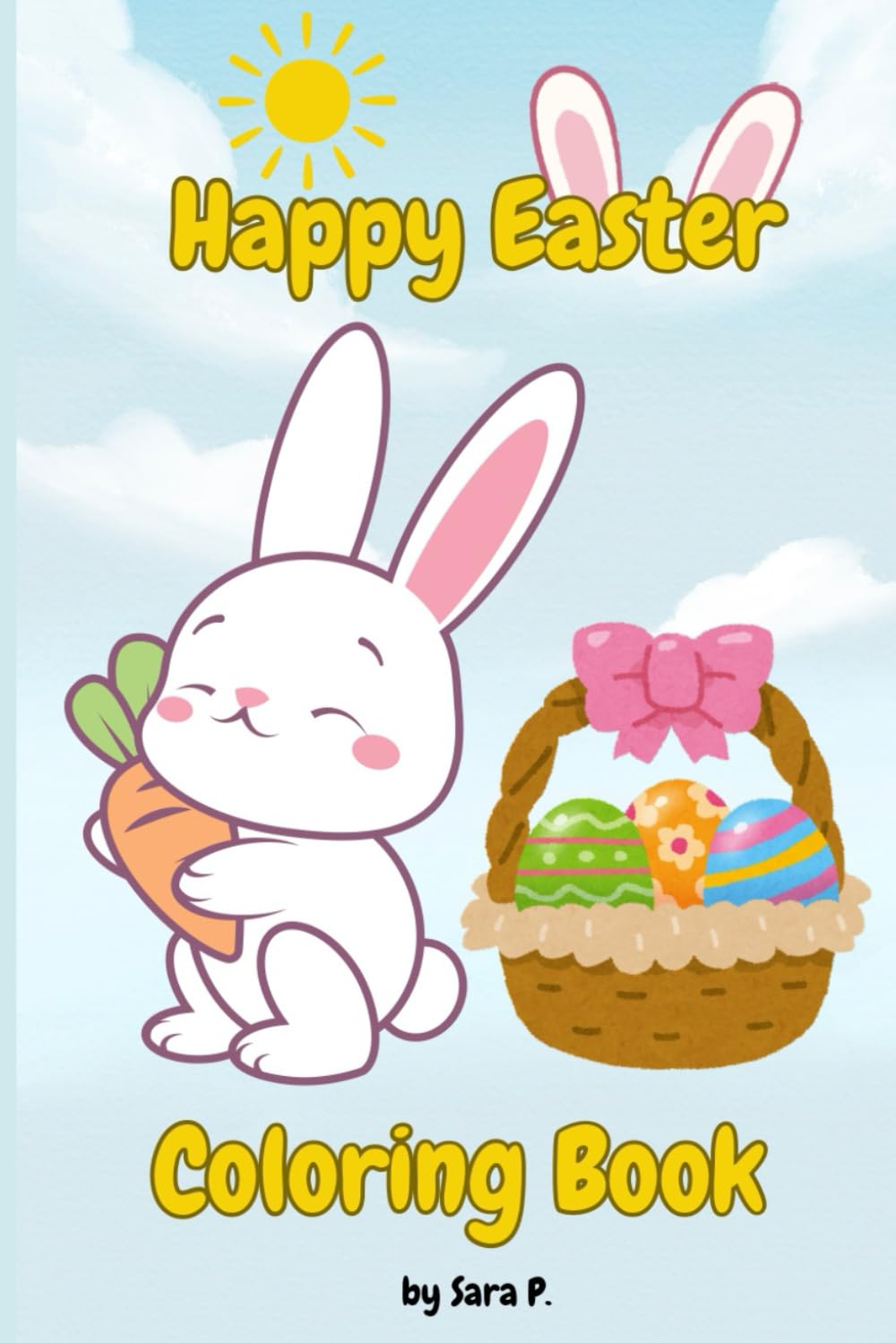 Happy Easter: Coloring Book