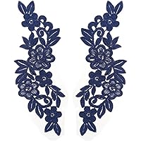 DIY Stickerei-Applikationen Mit Blumen & Spitze - 7,5x25 Cm - Perfekt Für Kleidung & Deko