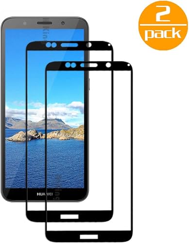 Pack Pellicola salvaschermo per Huawei 2018 Durezza 9H Crystal Clear Bubble Free Pellicola salvaschermo vetro temprato per Huawei 2018 Nero Pack Pellicola salvaschermo per Huawei 2018 Durezza 9H Crystal Clear Bubble Free Pellicola salvaschermo vetro temprato per Huawei 2018 Nero