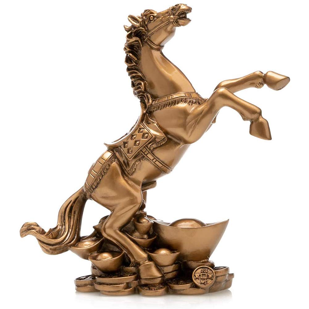 PEVSCO Feng Shui Statue Kupferdrache Dekoration Fen Produktbild-Vorschau 6