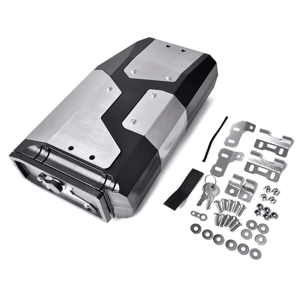 Boîte à Outils de Rangement latérale pour Moto Compatible avec R1250GS R 1250GS R1200GS R 1200 GS LC ADV Adventure F750GS F850GS F 750 GS F 850 GS Valise latérale en Plastique ABS étanche