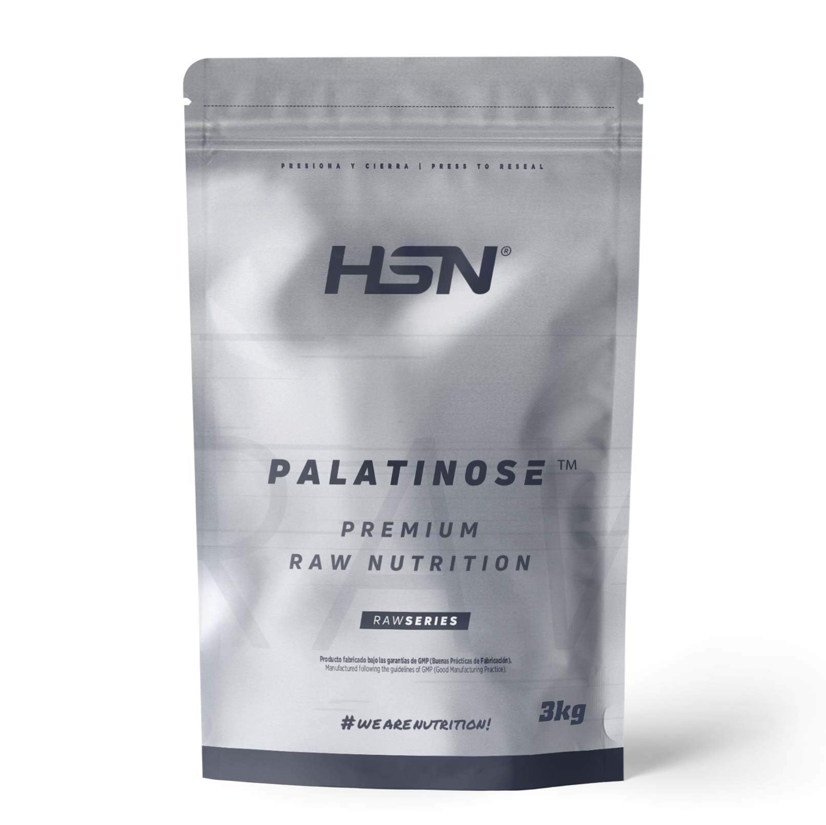 Palatinosa - Isomaltulosa - de HSN | Sin Sabor 3 Kg = 60 Tomas por Envase 100% Pura Palatinose™ - Sin Añadidos ni Excipientes | No-GMO, Vegano, Sin Gluten