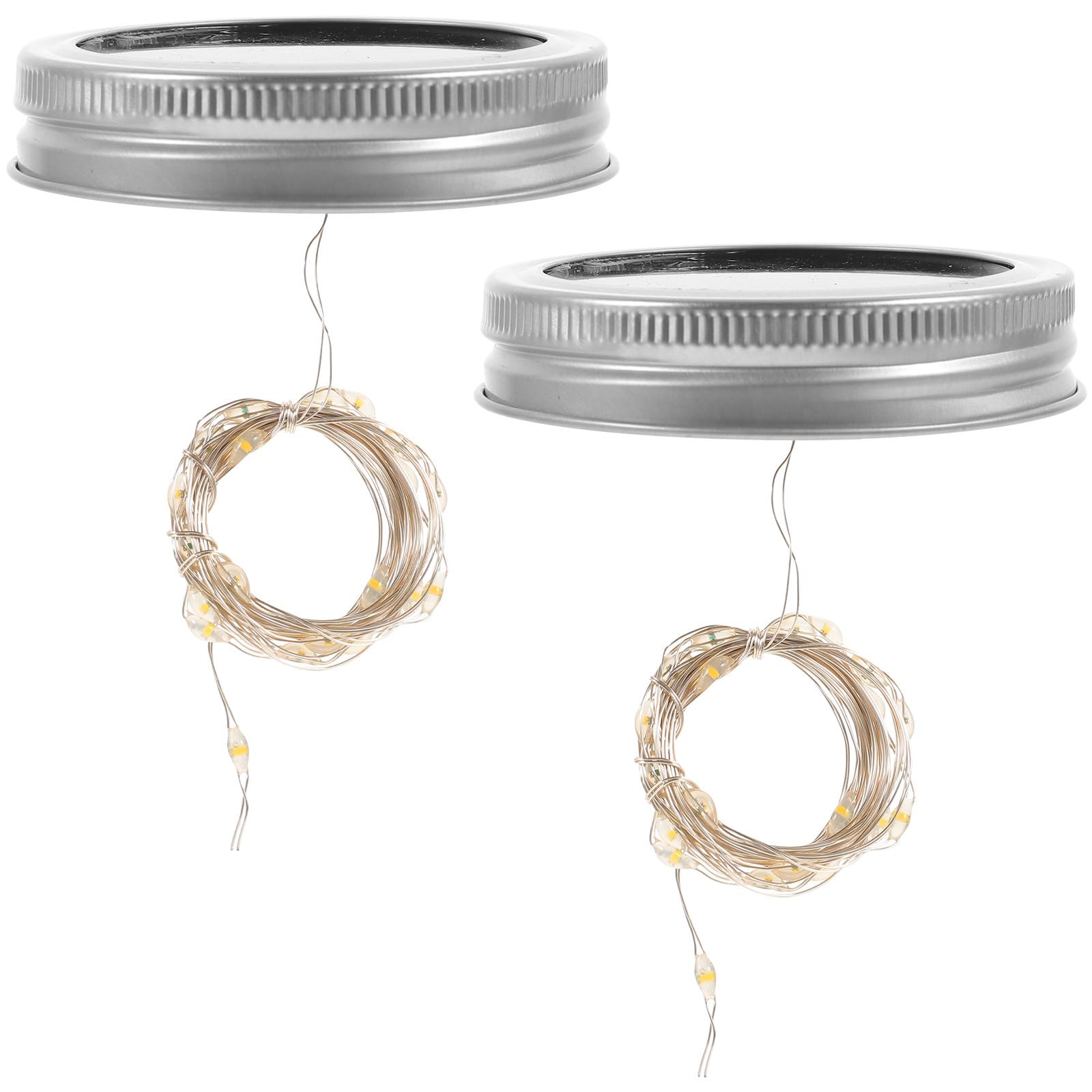 Guirnalda solar exterior para noches mágicas: luces acogedoras en pack de 2 piezas 8