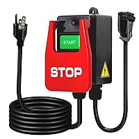 Vista 10 de POWERTEC Interruptor magnético de 120 V, 18 A con cable de alimentación de 5.5 pies para mesa de router, montaje fácil en banco de trabajo