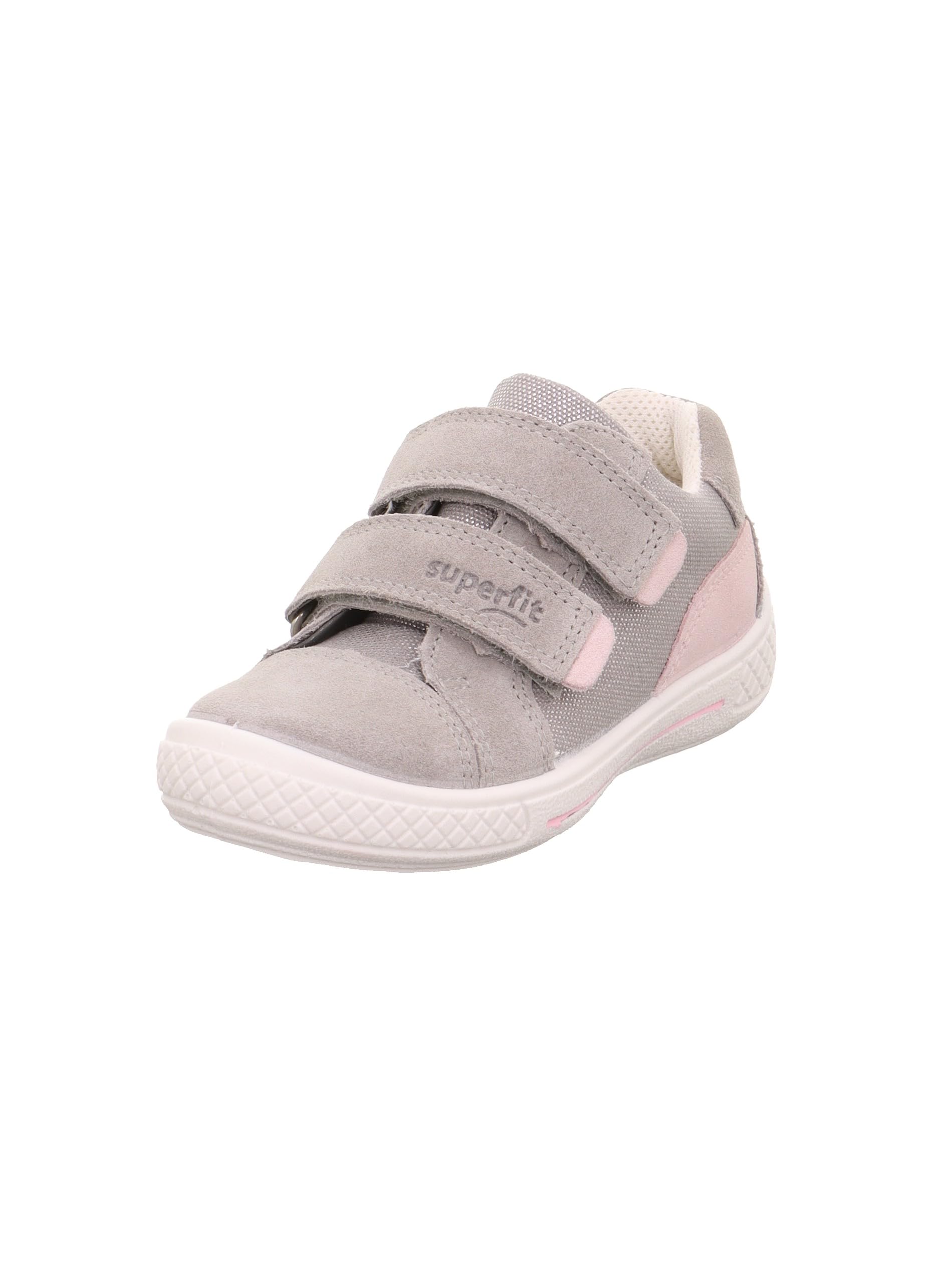 Superfit Girl's Tensy Sneaker, Grey Pink 2500, 10.5 UK Child