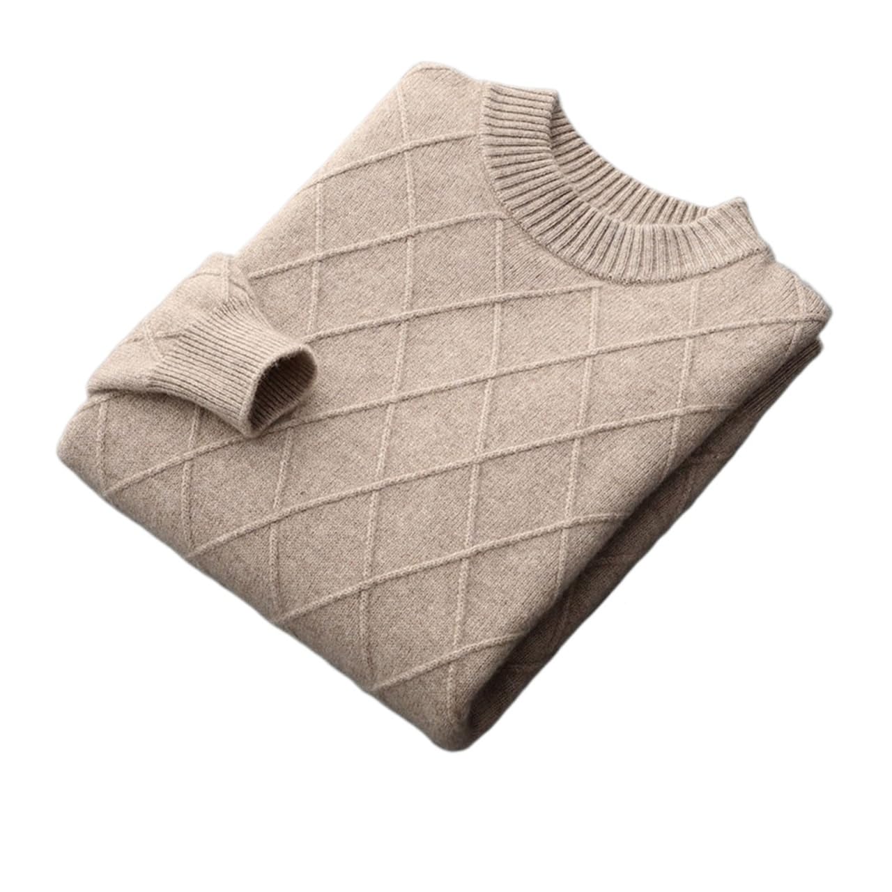 Pull en cachemire chaud homme vêtement hiver en maille épaisse