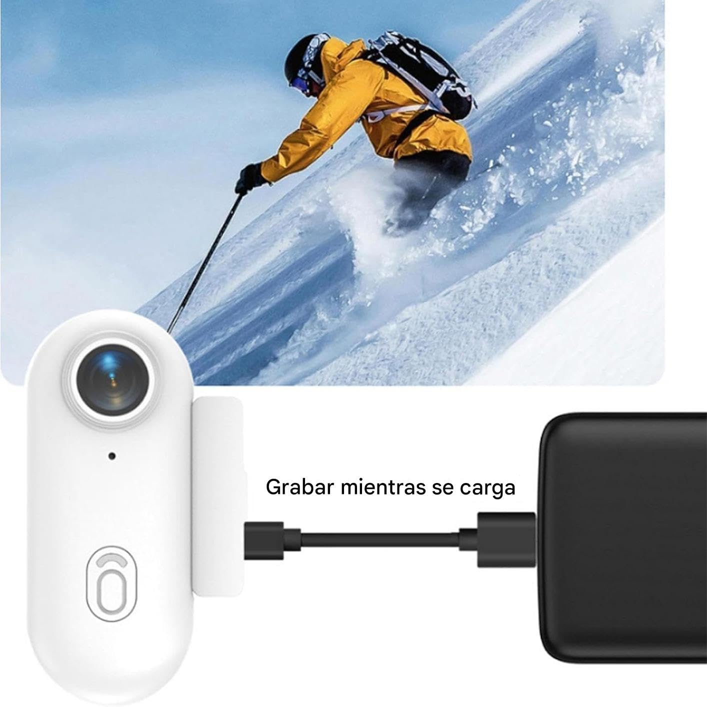 Caméra d'Action Pouce Petit Wearable Portable Étanche