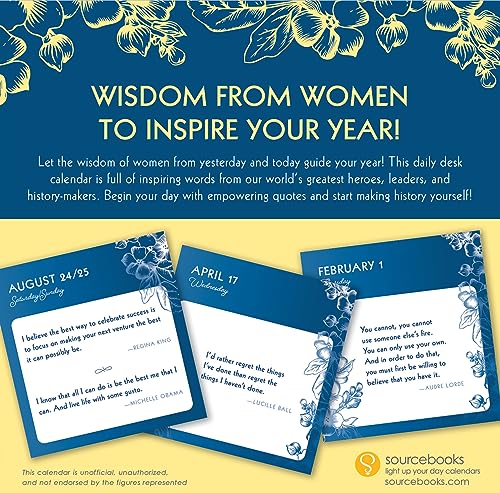 2024 Great Quotes From Great Women Boxed Calendar: Words from the Women Who Shaped the World