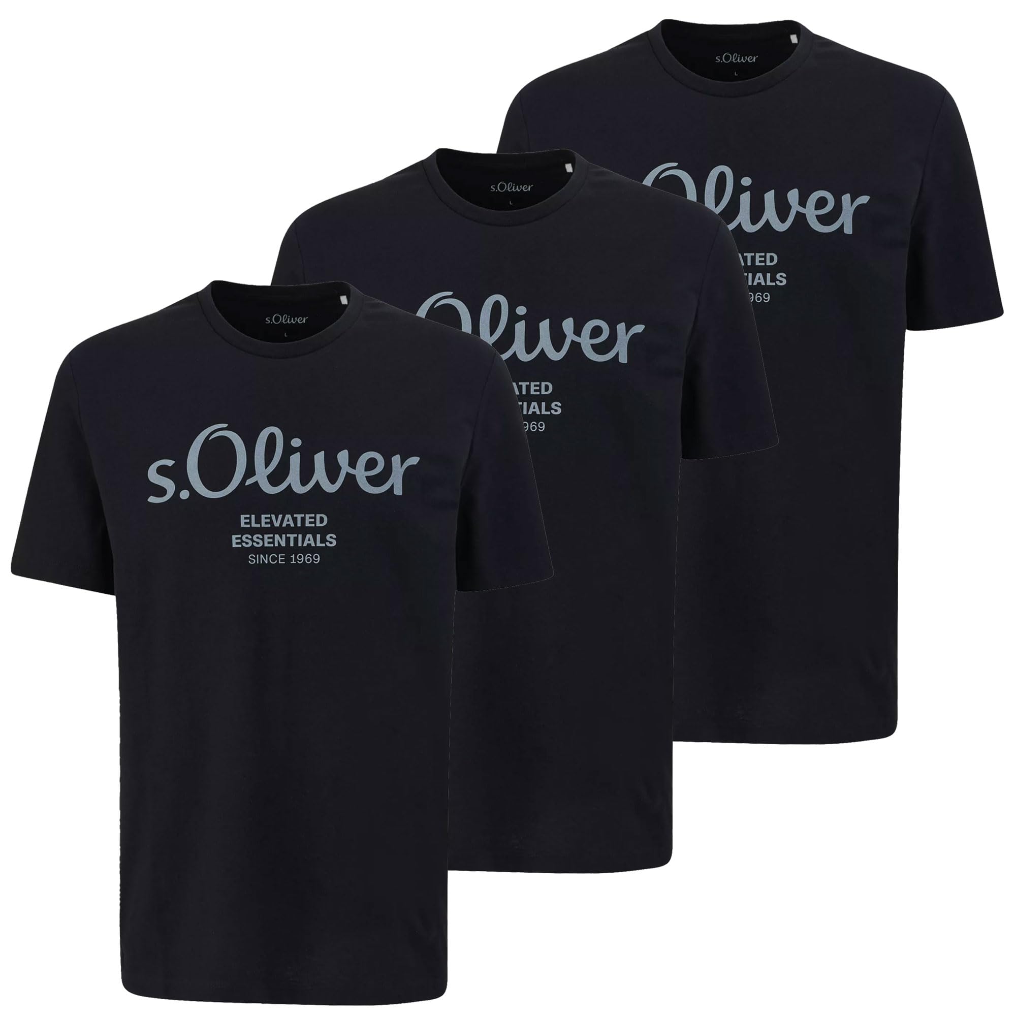 s.Oliver Herren T-Shirt mit Logodruck (DE/NL/SE/PL