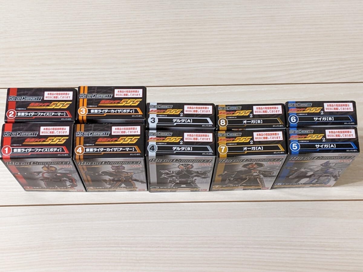 Amazon.co.jp: セット 装動 クロニクル 555 ファイズ カイザ デルタ 