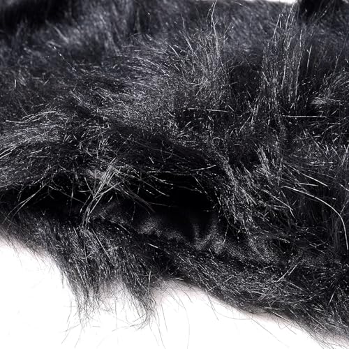 Shop LC Faux Fur Scarf for Women Neck Wrap with Boot Cuffs 100% Polyester Winter Accessories Birthday Gifts4