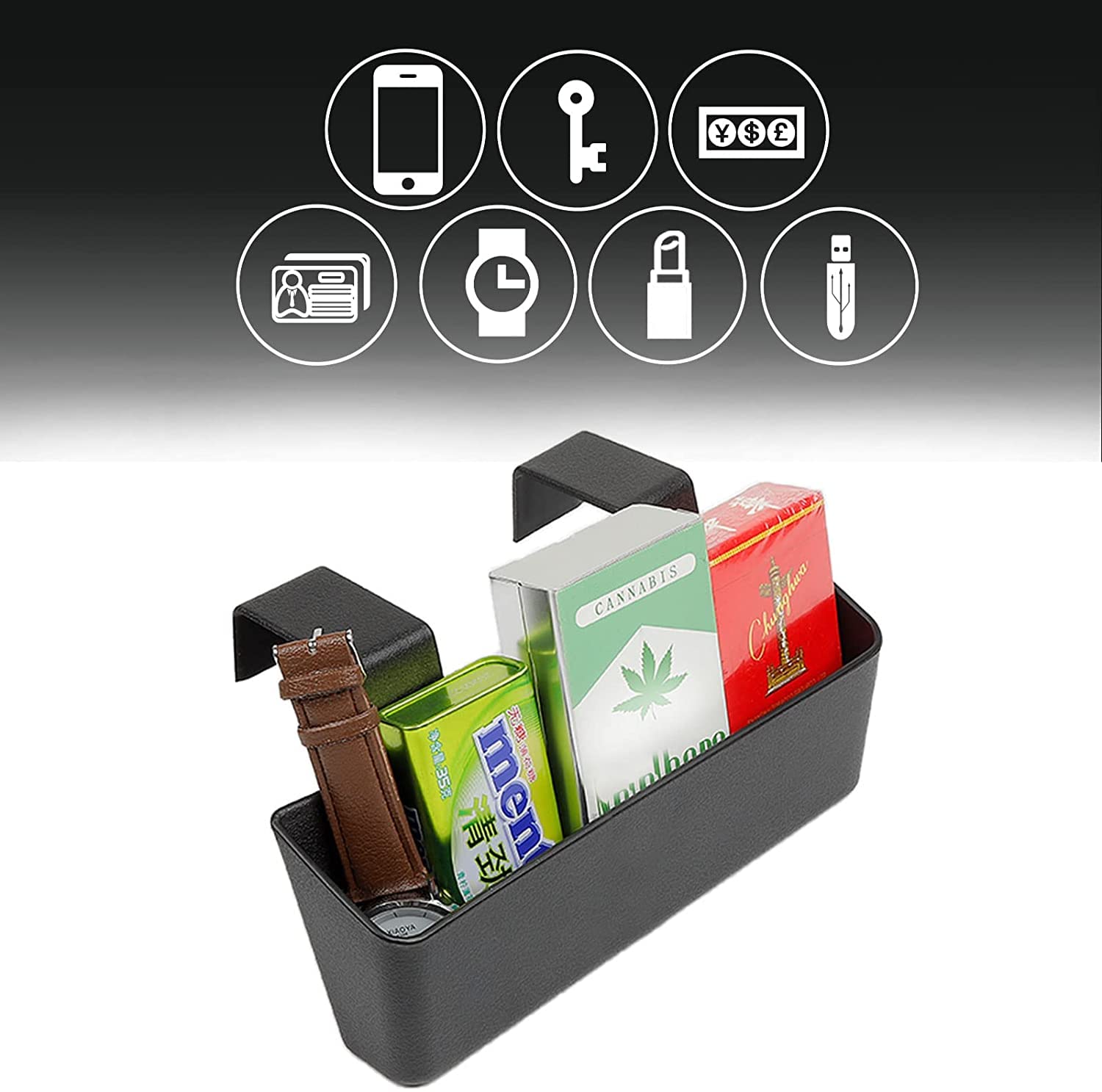 Center Console Hanging Organizer per 2011-2017 Jeep Wrangler JK JKU Accessori di Stoccaggio Interni Bracciolo Vassoio Laterale