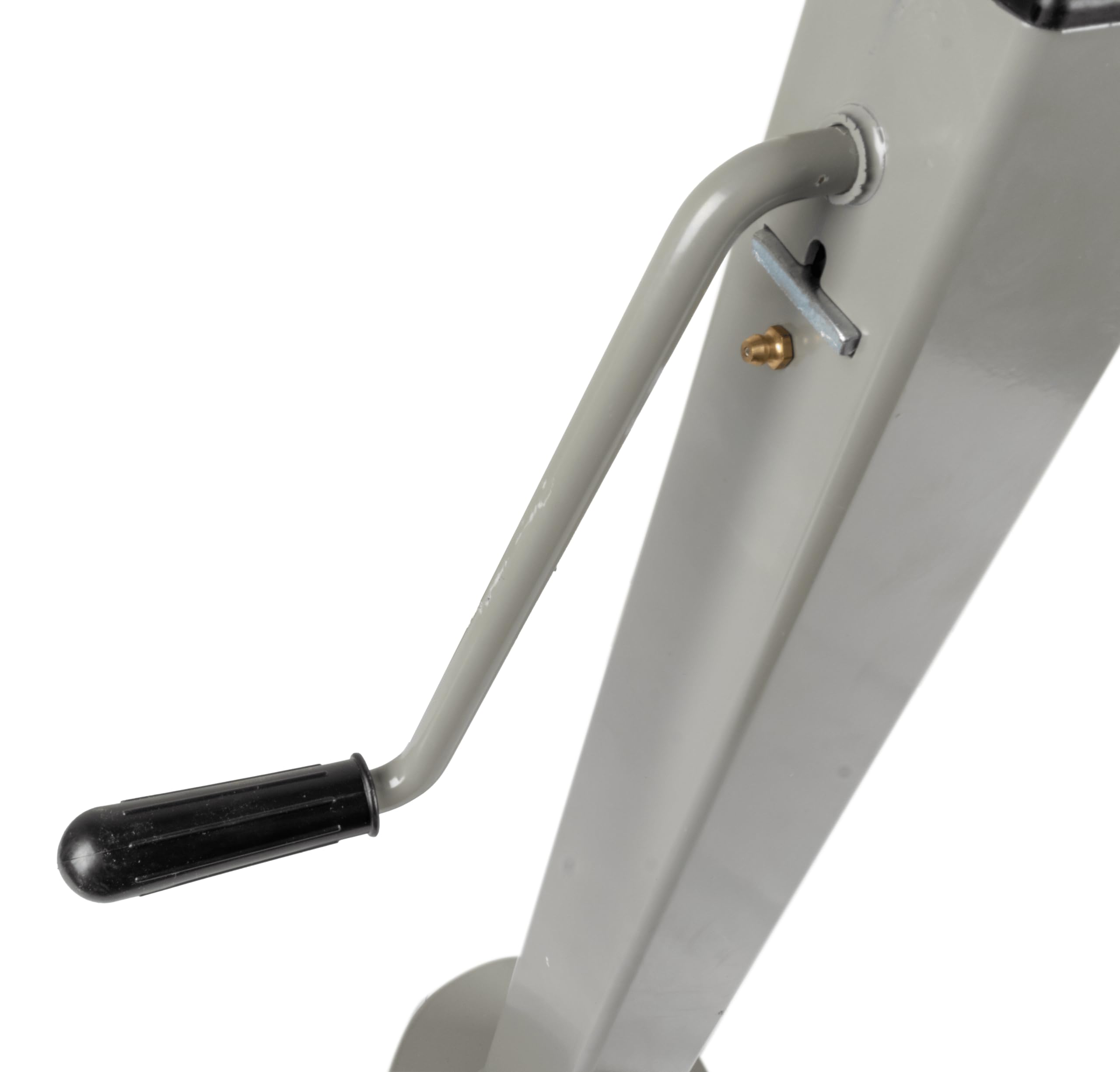 Ama Servorudder: Servorudder para remolques agrícolas, Gris, Carrera del Tornillo 300 mm, Manivela en la Parte Superior