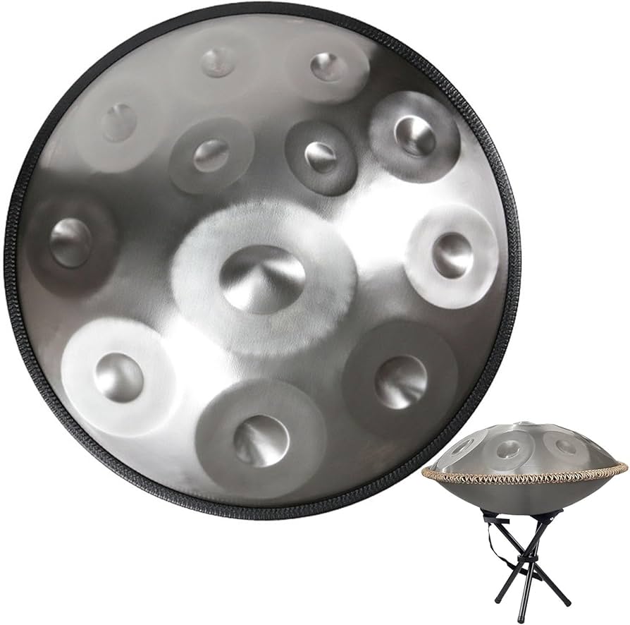 傷あり　432Hz 9ノート ハンドパン スティールパン　スチールドラム　ドラム Amazon.co.jp: 9ノート 432Hz/440Hz マイナースチールハンドドラム 22