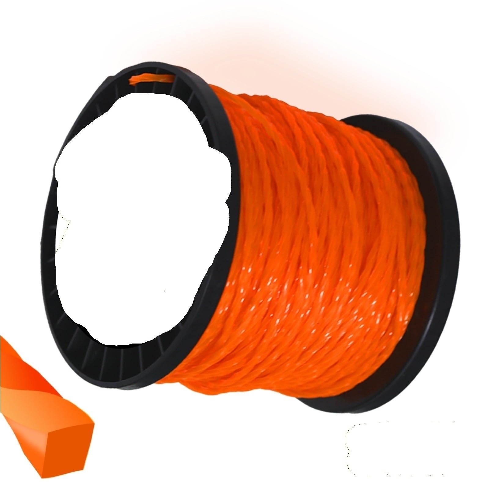 Cortacésped En Espiral De 2,0/2,4/2,7/3,3/4,0 Mm, Cuerda De Relleno A Rayas, Cortacésped De Cuerda De Nailon(4.0mm41m)