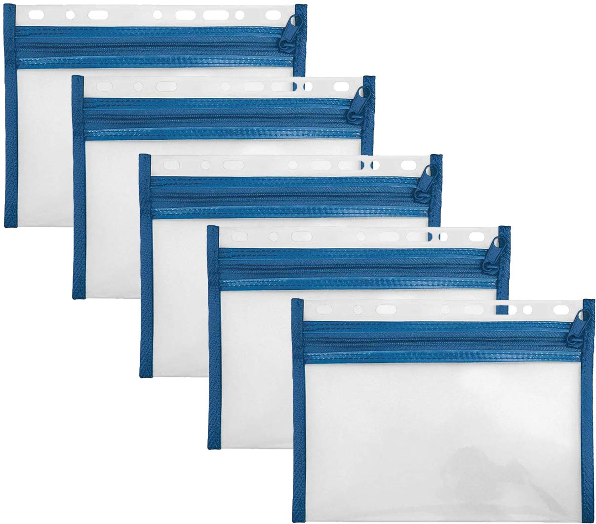Veloflex Velobag Portfolio Folder, Document Folders, Filing (Blue, XXS, A5, Pack of 5), XXS, A5 | 5er Pack