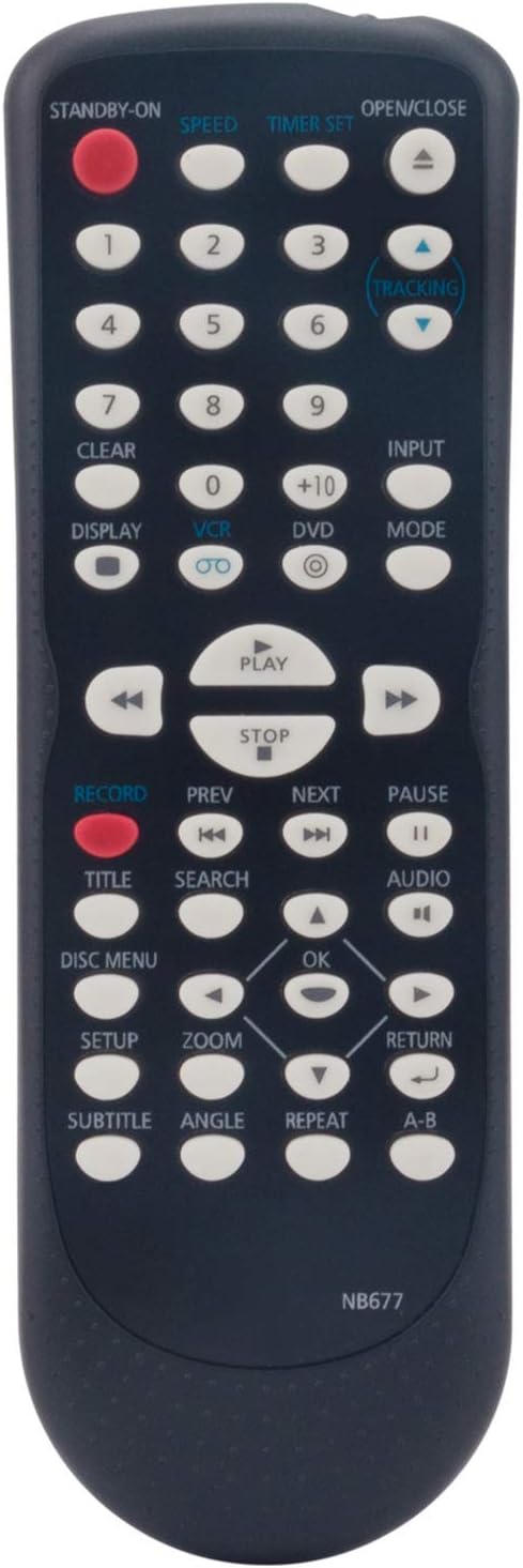 NB677 NB677UD Replacement Remote Control Applicable for Magnavox DVD Player CDV220MW9 CDV220MW9/F7 DV220MW9 DV220MW9A GDV228MG9