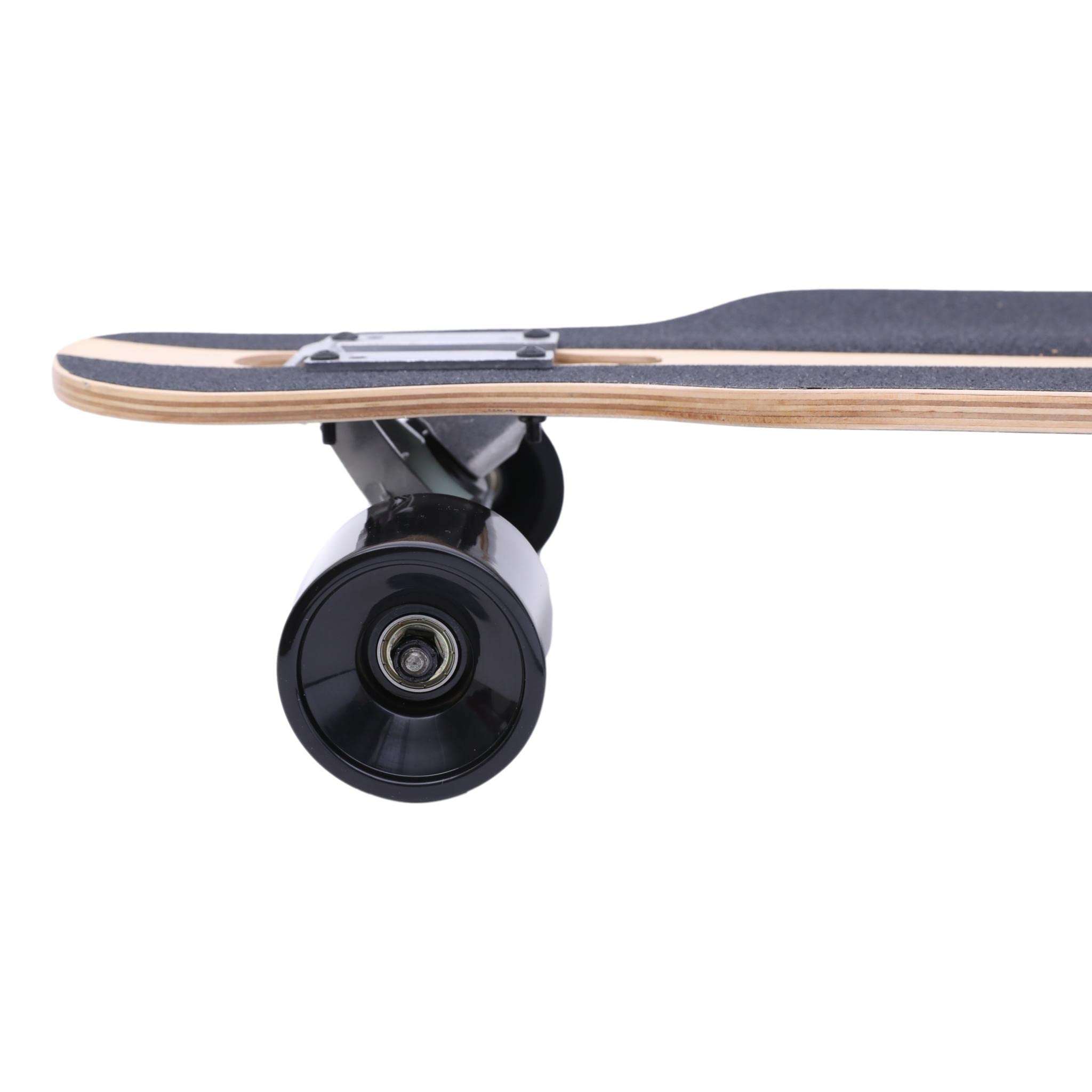 Longboard Completo MAXOFIT 36" de 92 cm para Freestyle, Freeride y Cruising con Eje de Aluminio, Ruedas de Alta Velocidad y Fácil Manejo para Adolescentes y Adultos Principiantes y Profesionales