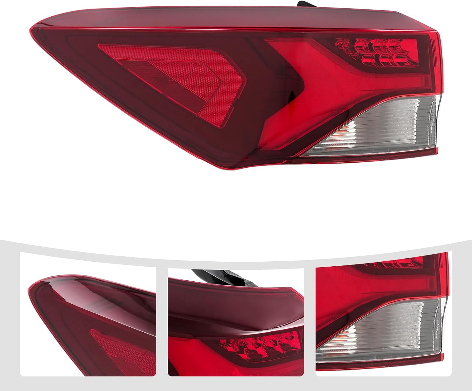 LYNICESHOP Left Tail Light Assemblies for 2021-2023 Chevrolet Trailblazer ACTIV|RS (For Factory LED Models), Replacement for OEM Parts 42825751 (Left Driver Side)