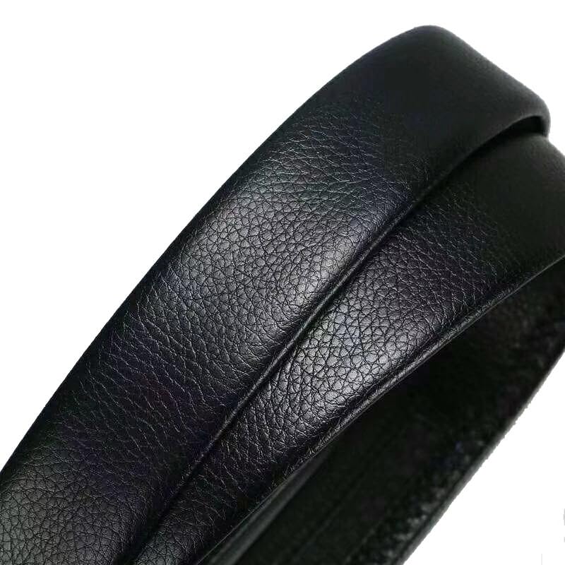 JSEIAJB Black Automatic Buckle Men's Belt With Edging And Scratch Resistant Youth Belt4