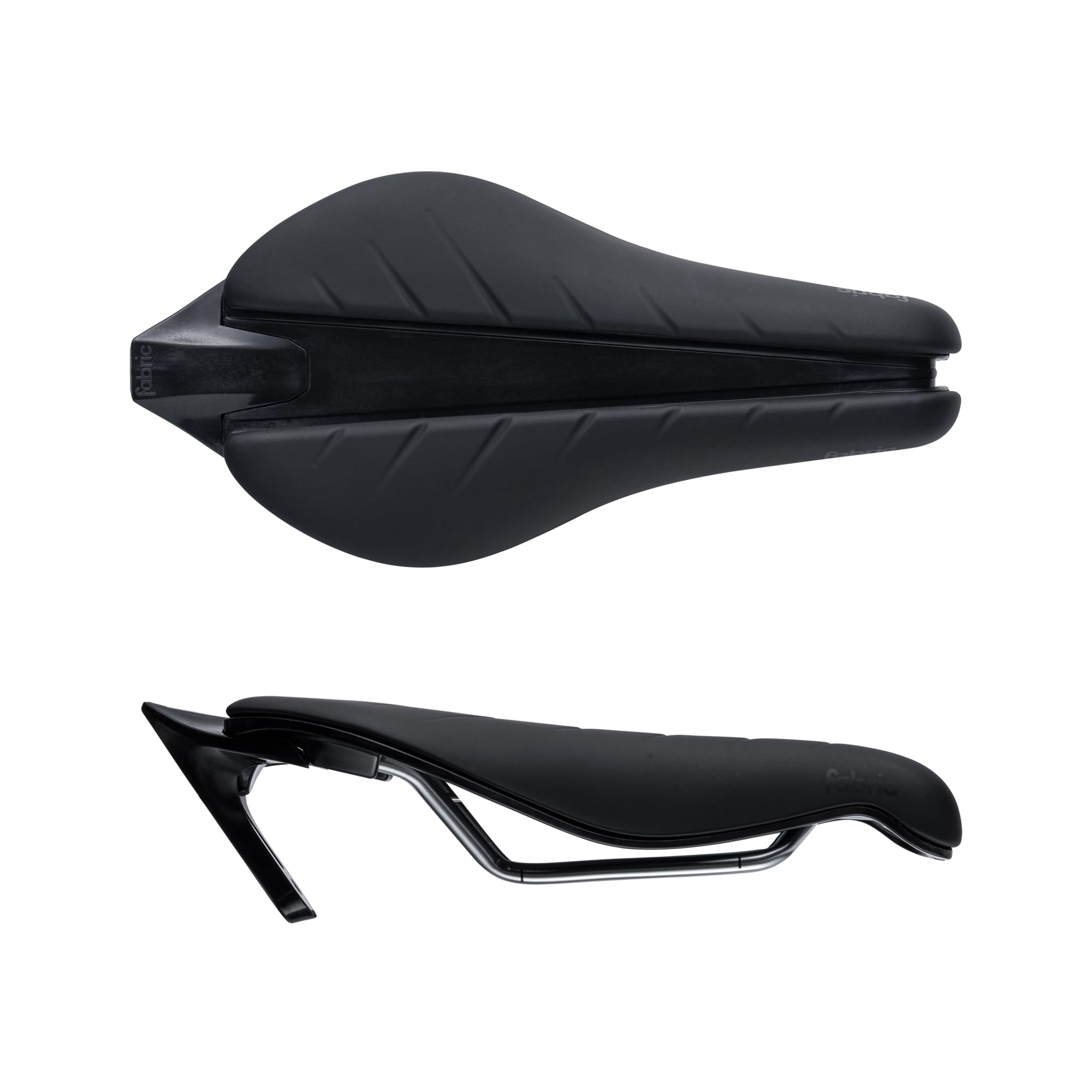 Fabric Tri Elite Flat Saddle – CroMo Rails – Pressure Relief Channel - Aggressive Riding Posture - 134mm x 240mm – FSD-31