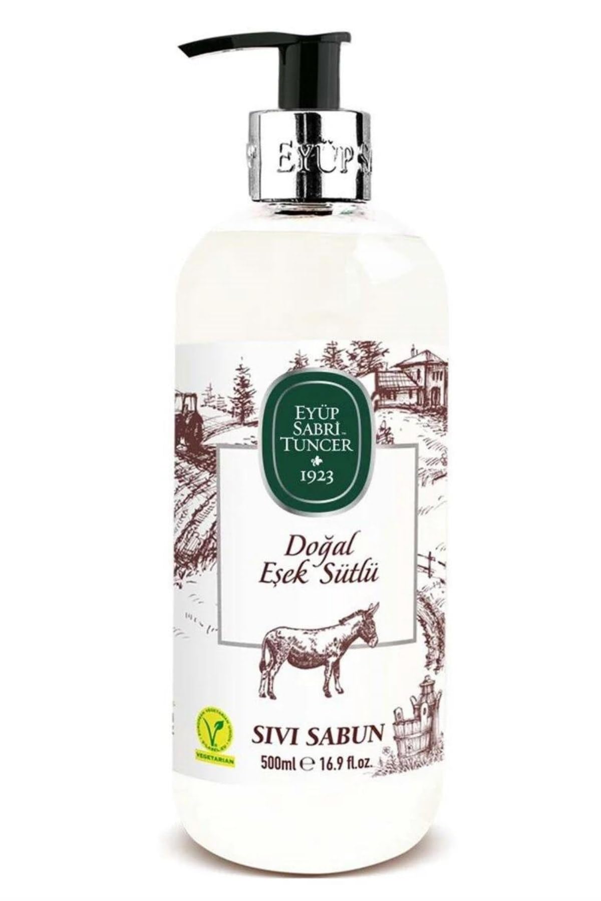 Eyüp Sabri Tuncer Doğal Eşek Sütlü Sıvı Sabun 500 ml x 3 Adet