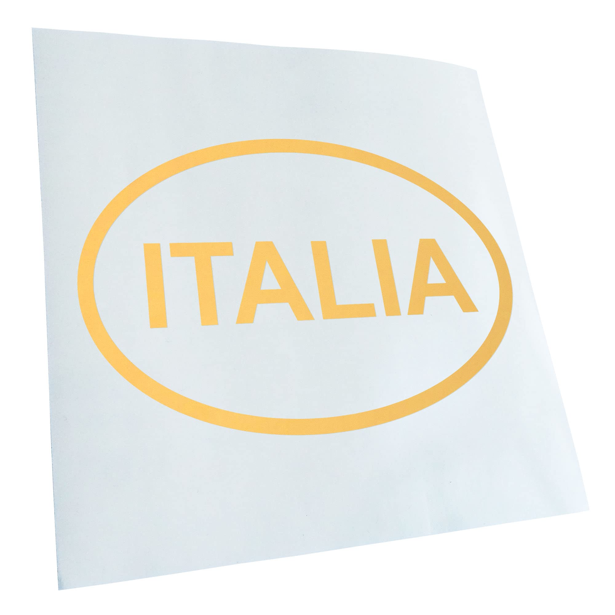 Kiwistar - Car Sticker - Cream - 40 x 27 cm Italia - Italy - Rear Window Car Sticker Weatherproof for Car Truck Moped Truck - Sticker Exterior Self-Adhesive Tuning Accessories for Window Vehicle