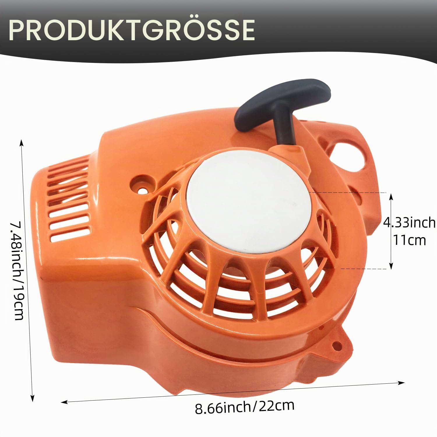 deawater 1 x Seilzugstarter 4241-080-2106 für Stihl bg86 bg86c bg56 bg56c sh86 sh56 handgebläse